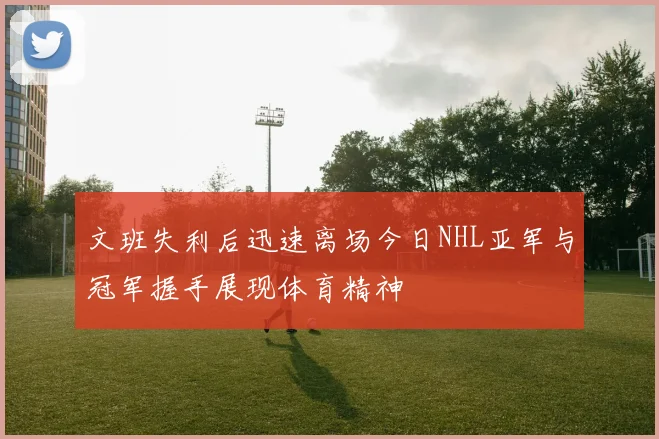 文班失利后迅速离场今日NHL亚军与冠军握手展现体育精神